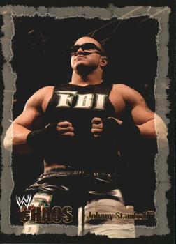 2004 Fleer WWE Chaos - Gold #65 Johnny Stamboli  Front