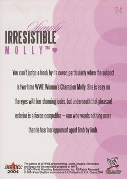 2004 Fleer WWE Chaos - Gold #84 Molly Back