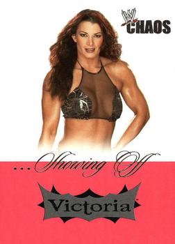 2004 Fleer WWE Chaos - Showing Off #10SO Victoria  Front