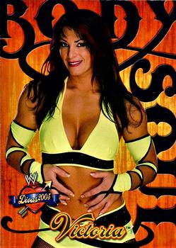 2004 Fleer WWE Divine Divas 2005 - Body And Soul #5 BS Victoria Front