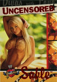 2004 Fleer WWE Divine Divas 2005 - Divas Uncensored #3 DU Sable Front