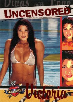 2004 Fleer WWE Divine Divas 2005 - Divas Uncensored #5 DU Victoria Front