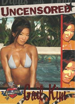 2004 Fleer WWE Divine Divas 2005 - Divas Uncensored #6 DU Gail Kim Front