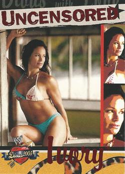 2004 Fleer WWE Divine Divas 2005 - Divas Uncensored #7 DU Ivory Front