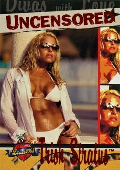 2004 Fleer WWE Divine Divas 2005 - Divas Uncensored #9 DU Trish Stratus Front