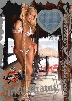 2004 Fleer WWE Divine Divas 2005 - Femme Physique Memorabilia #FP-TS Trish Stratus Front