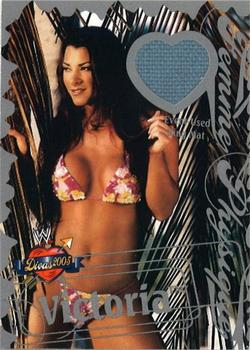 2004 Fleer WWE Divine Divas 2005 - Femme Physique Memorabilia #FP-V Victoria Front
