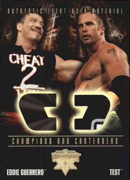 2004 Fleer WWE WrestleMania XX - Champions And Contenders Memorabilia #CCS-T Test  Front