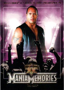2004 Fleer WWE WrestleMania XX - Gold #80 The Rock Front