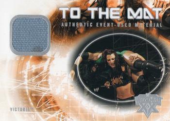 2004 Fleer WWE WrestleMania XX - To The Mat Memorabilia #6 TTM Victoria  Front