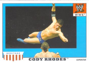 2008 Topps Heritage IV WWE #11 Cody Rhodes  Front