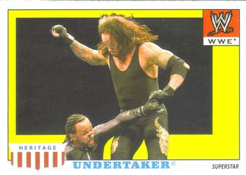 2008 Topps Heritage IV WWE #12 Undertaker  Front