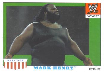 2008 Topps Heritage IV WWE #33 Mark Henry  Front