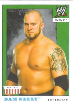 2008 Topps Heritage IV WWE #3 Bam Neely  Front