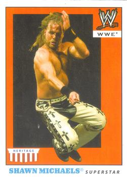 2008 Topps Heritage IV WWE #45 Shawn Michaels  Front