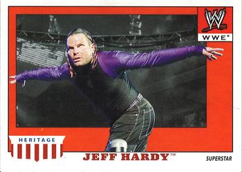 2008 Topps Heritage IV WWE #25 Jeff Hardy  Front