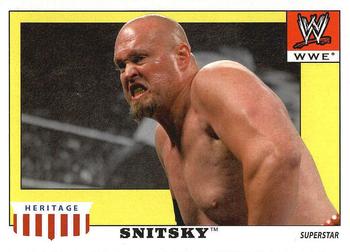 2008 Topps Heritage IV WWE #47 Snitsky  Front