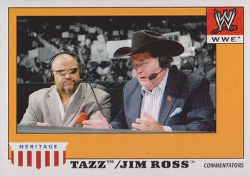 2008 Topps Heritage IV WWE #72 Tazz / Jim Ross  Front