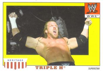 2008 Topps Heritage IV WWE #52 Triple H  Front