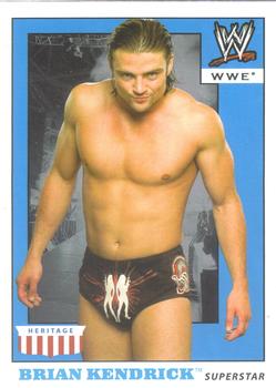 2008 Topps Heritage IV WWE #6 Brian Kendrick  Front