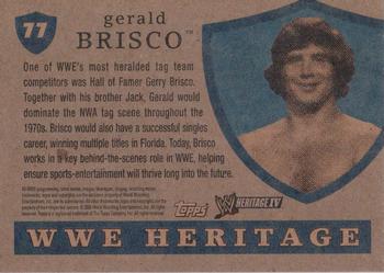 2008 Topps Heritage IV WWE #77 Gerald Brisco  Back