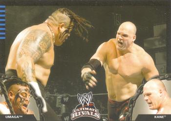 2008 Topps WWE Ultimate Rivals #25 Umaga vs. Kane  Front