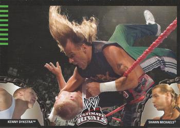2008 Topps WWE Ultimate Rivals #28 Kenny Dykstra vs. Shawn Michaels Front