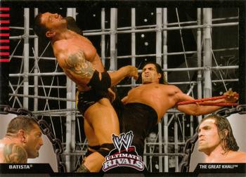 2008 Topps WWE Ultimate Rivals #3 Batista vs. The Great Khali  Front