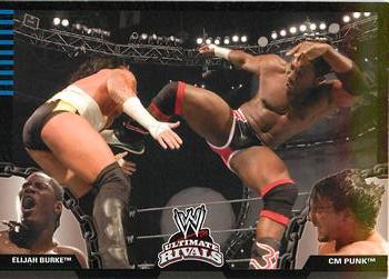 2008 Topps WWE Ultimate Rivals #13 Elijah Burke vs. CM Punk  Front