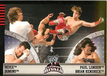 2008 Topps WWE Ultimate Rivals #30 Deuce/Domino vs. London/Kendrick  Front