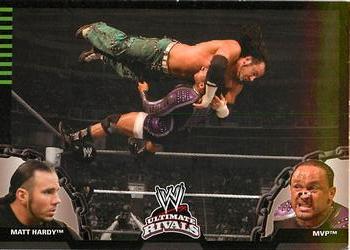 2008 Topps WWE Ultimate Rivals #32 Matt Hardy vs. MVP  Front