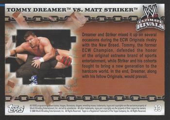 2008 Topps WWE Ultimate Rivals #33 Tommy Dreamer vs. Matt Striker  Back
