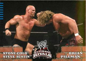2008 Topps WWE Ultimate Rivals #51 Stone Cold Steve Austin vs. Brian Pillman Front