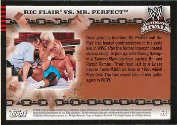 2008 Topps WWE Ultimate Rivals #62 Ric Flair vs. Mr.Perfect  Back