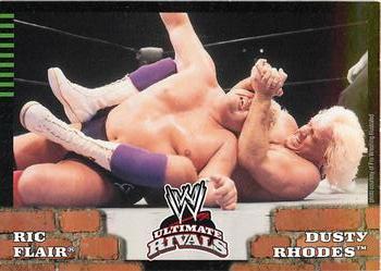 2008 Topps WWE Ultimate Rivals #63 Ric Flair vs. Dusty Rhodes  Front