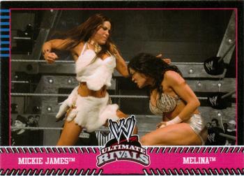 2008 Topps WWE Ultimate Rivals #66 Mickie James vs. Melina  Front