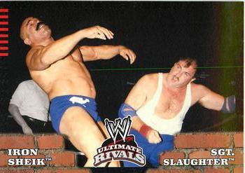 2008 Topps WWE Ultimate Rivals #74 Iron Sheik vs. Sgt. Slaughter  Front