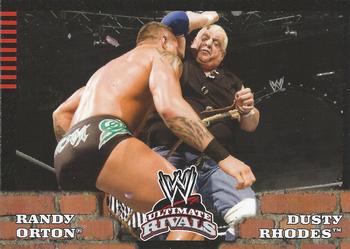 2008 Topps WWE Ultimate Rivals #55 Randy Orton vs. Dusty Rhodes  Front