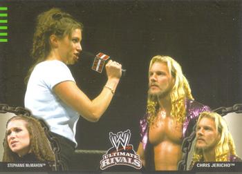 2008 Topps WWE Ultimate Rivals #56 Stephanie McMahon vs. Chris Jericho  Front