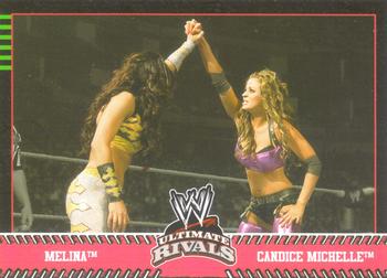 2008 Topps WWE Ultimate Rivals #68 Melina vs. Candice Michelle  Front