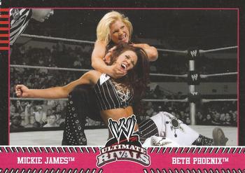 2008 Topps WWE Ultimate Rivals #71 Mickie James vs. Beth Phoenix  Front