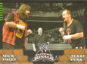 2008 Topps WWE Ultimate Rivals #77 Mick Foley vs. Terry Funk  Front