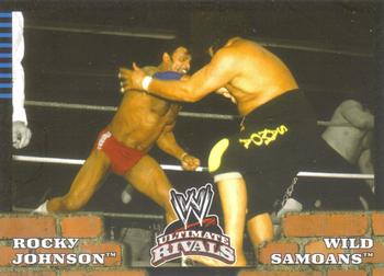 2008 Topps WWE Ultimate Rivals #86 Rocky Johnson vs. Wild Samoans  Front