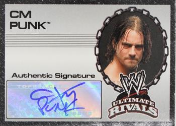 2008 Topps WWE Ultimate Rivals - Autographs #NNO CM Punk  Front