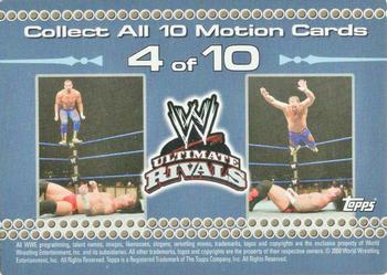 2008 Topps WWE Ultimate Rivals - Motion Cards #4 Chavo Guerrero vs. CM Punk  Back
