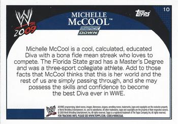 2009 Topps WWE #10 Michelle McCool  Back