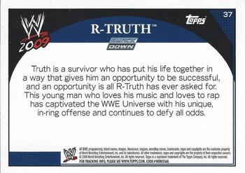 2009 Topps WWE #37 R-Truth  Back