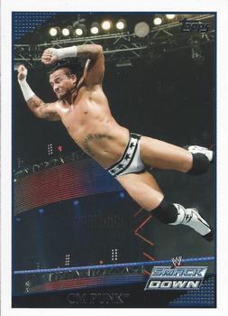 2009 Topps WWE #3 CM Punk  Front