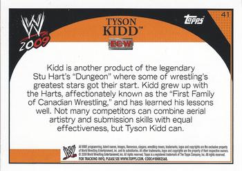 2009 Topps WWE #41 Tyson Kidd  Back