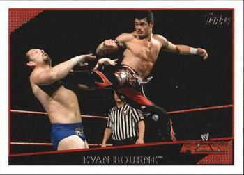 2009 Topps WWE #15 Evan Bourne  Front
